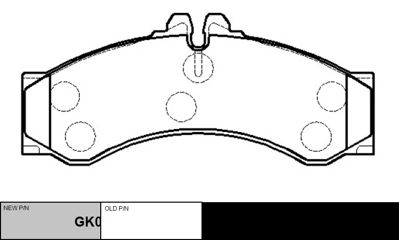 GK0056 CTR Комплект тормозных колодок, дисковый тормоз (фото 2)