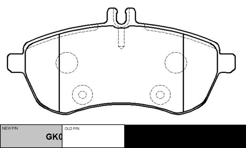 GK0082 CTR Комплект тормозных колодок, дисковый тормоз (фото 2)