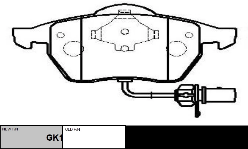 GK1255 CTR Комплект тормозных колодок, дисковый тормоз (фото 6)