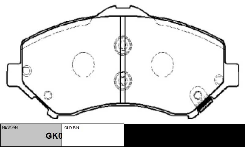 GK0121 CTR Комплект тормозных колодок, дисковый тормоз (фото 6)