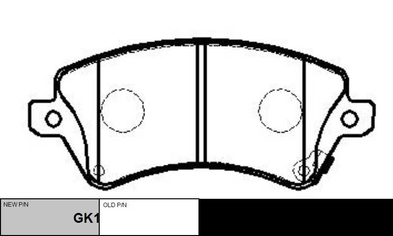 GK1055 CTR Комплект тормозных колодок, дисковый тормоз (фото 6)