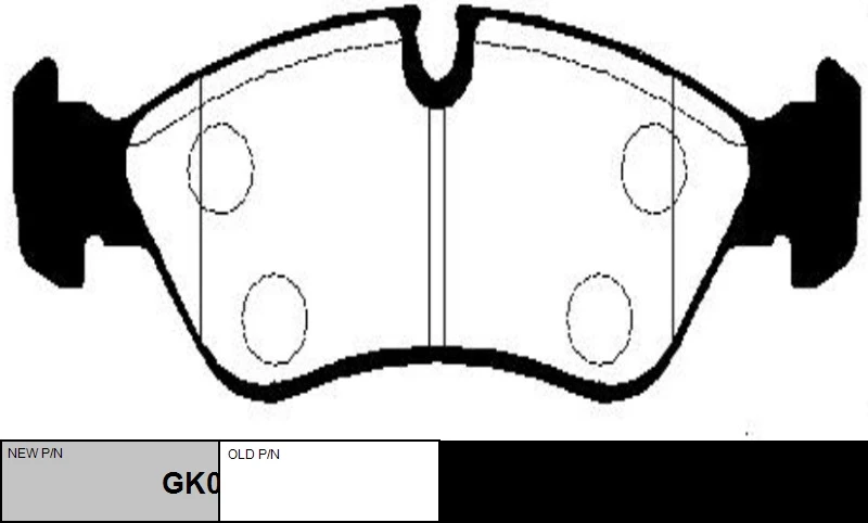 GK0432 CTR Комплект тормозных колодок, дисковый тормоз (фото 7)