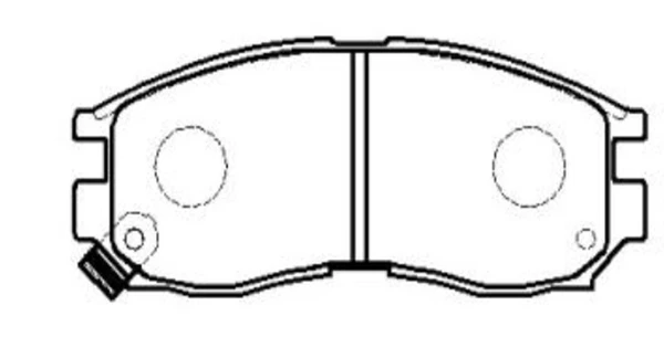 CKM-7 CTR Комплект тормозных колодок, дисковый тормоз (фото 1)