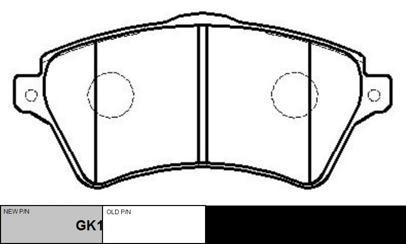 GK1195 CTR Колодки дисковые передние land rover freelander 1.8i/2.5i/2.0td4 00> (фото 2)