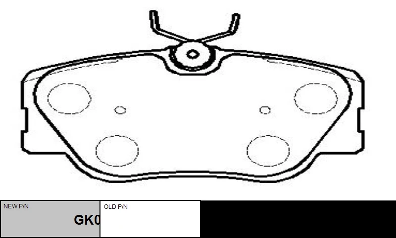 GK0028 CTR Комплект тормозных колодок, дисковый тормоз (фото 1)