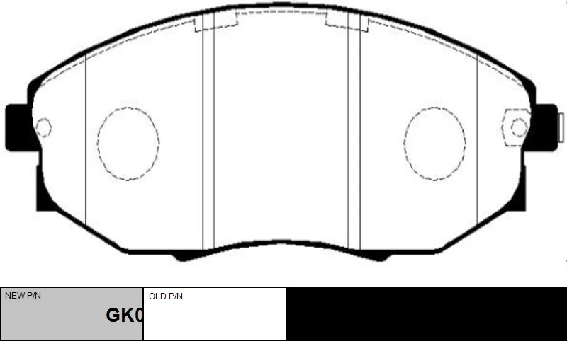 CKKD-15 CTR Комплект тормозных колодок, дисковый тормоз (фото 2)