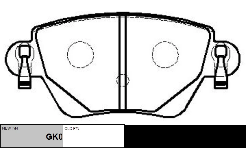 GK0191 CTR Комплект тормозных колодок, дисковый тормоз (фото 3)