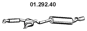 01.292.40 EBERSPÄCHER Глушитель выхлопных газов средний/конечный/задняя банка (фото 1)