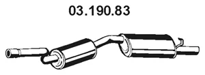 03.190.83 EBERSPÄCHER Глушитель выхлопных газов средний/конечный/задняя банка (фото 1)