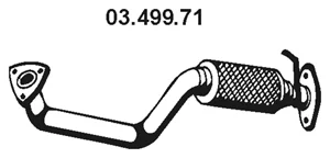 03.499.71 EBERSPÄCHER Труба глушителя (фото 1)