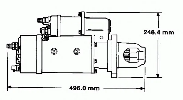 1990400 DELCO REMY Стартер (фото 2)