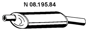 08.195.84 EBERSPÄCHER Глушитель выхлопных газов средний/конечный/задняя банка (фото 1)