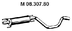 08.307.80 EBERSPÄCHER Глушитель (фото 1)