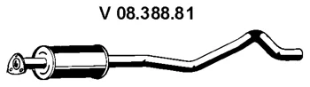 08.388.81 EBERSPÄCHER Глушитель системы выпуска (фото 1)