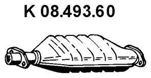 08.493.60 EBERSPÄCHER Катализатор для переоборудования (фото 1)