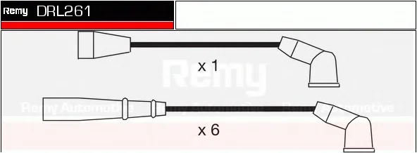 DRL261 DELCO REMY Высоковольтные провода (комплект проводов зажигания) (фото 1)