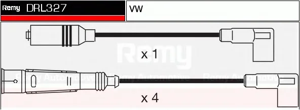 DRL327 DELCO REMY Высоковольтные провода (комплект проводов зажигания) (фото 1)