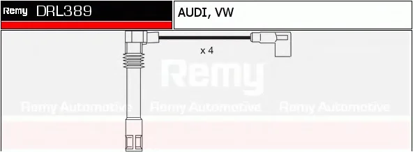 DRL389 DELCO REMY Высоковольтные провода (комплект проводов зажигания) (фото 1)