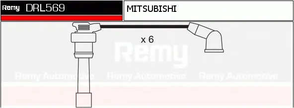 DRL569 DELCO REMY Высоковольтные провода (комплект проводов зажигания) (фото 1)