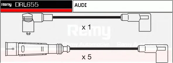 DRL655 DELCO REMY Высоковольтные провода (комплект проводов зажигания) (фото 1)