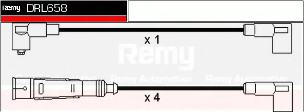 DRL658 DELCO REMY Высоковольтные провода (комплект проводов зажигания) (фото 1)