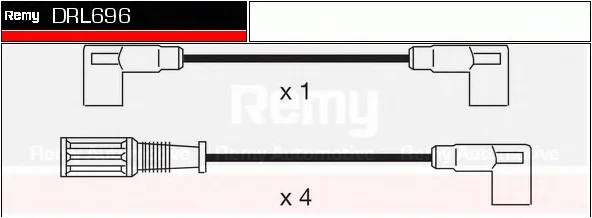 DRL696 DELCO REMY Высоковольтные провода (комплект проводов зажигания) (фото 1)