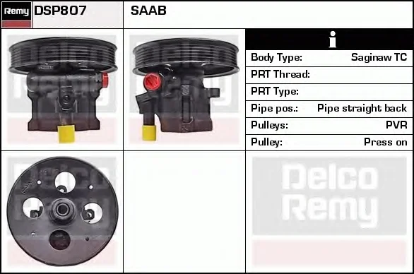 DSP807 DELCO REMY Гидроусилитель руля (насос гидроусилителя) (фото 1)