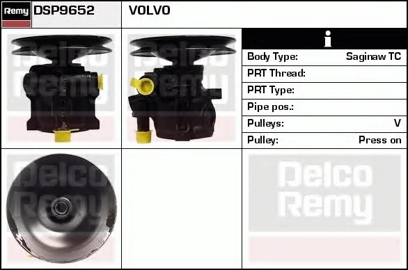 DSP9652 DELCO REMY Гидроусилитель руля (насос гидроусилителя) (фото 1)