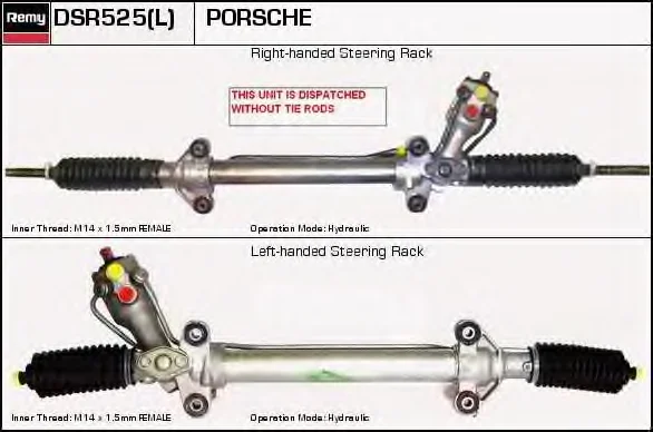 DSR525L DELCO REMY Рулевая рейка (фото 2)