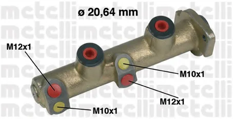 05-0194 METELLI Главный тормозной цилиндр (фото 1)