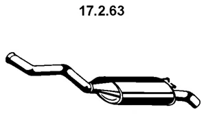 17.2.63 EBERSPÄCHER Глушитель выхлопных газов средний/конечный/задняя банка (фото 1)