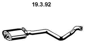 19.3.92 EBERSPÄCHER Глушитель системы выпуска (фото 1)