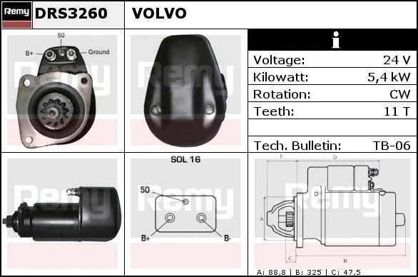 DRS3260 DELCO REMY Стартер (фото 5)