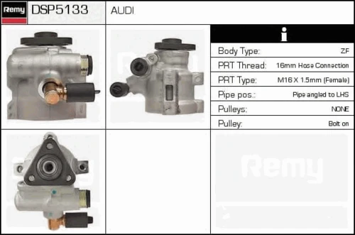 DSP5133 DELCO REMY Гидроусилитель руля (насос гидроусилителя) (фото 2)