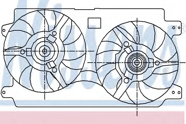 85442 NISSENS Вентилятор охлаждения радиатора (фото 1)
