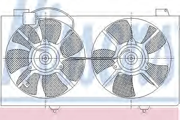 85529 NISSENS Вентилятор охлаждения радиатора (фото 1)