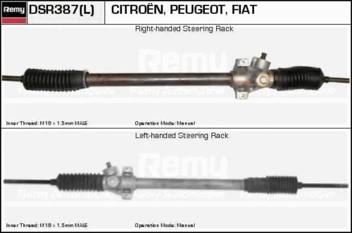 DSR387L DELCO REMY Рулевая рейка (фото 2)