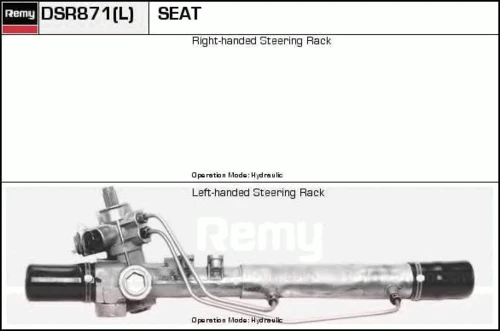 DSR871L DELCO REMY Рулевая рейка с г/у seat toledo ii 1.6/1.8/1.9/2.3tdi 99-06 (фото 1)