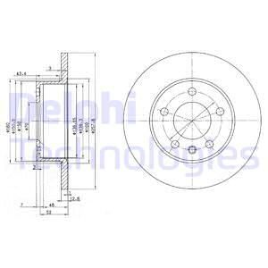 BG2380 DELPHI Тормозной диск (фото 2)