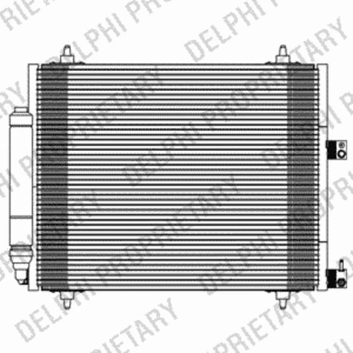 TSP0225595 DELPHI Конденсатор, кондиционер (фото 2)