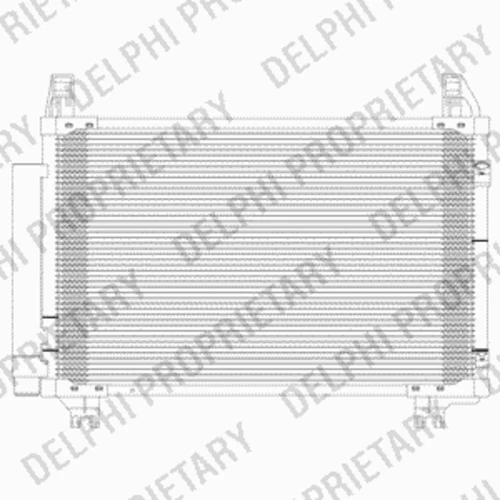 TSP0225624 DELPHI Конденсатор, кондиционер (фото 2)
