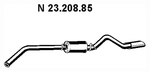 23.208.85 EBERSPÄCHER Глушитель выхлопных газов средний/конечный/задняя банка (фото 1)