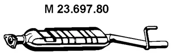 23.697.80 EBERSPÄCHER Глушитель (фото 1)