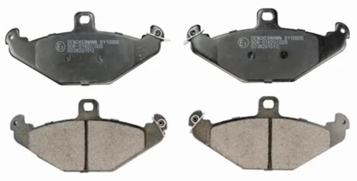 B110906 DENCKERMANN Комплект тормозных колодок, дисковый тормоз (фото 2)
