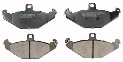 B110906 DENCKERMANN Комплект тормозных колодок, дисковый тормоз (фото 3)