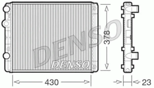 DRM32030 DENSO Радиатор, охлаждение двигателя (фото 2)
