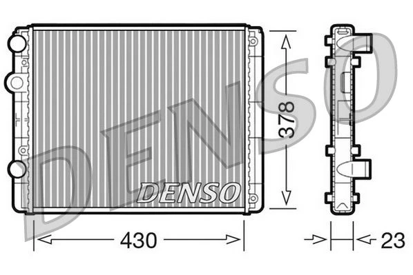 DRM32030 DENSO Радиатор, охлаждение двигателя (фото 3)