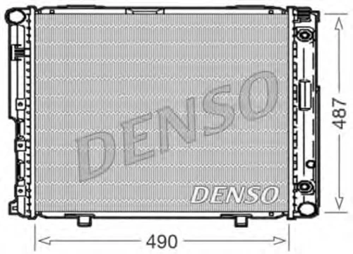 DRM17004 DENSO Радиатор, охлаждение двигателя (фото 2)