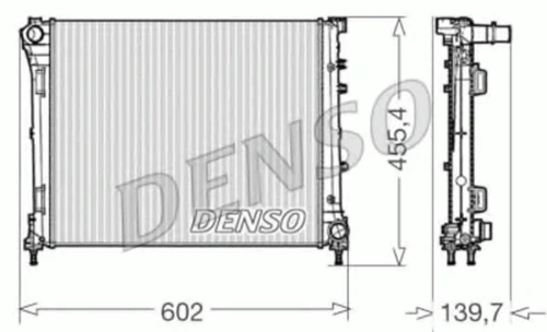 DRM09162 DENSO Радиатор, охлаждение двигателя (фото 2)