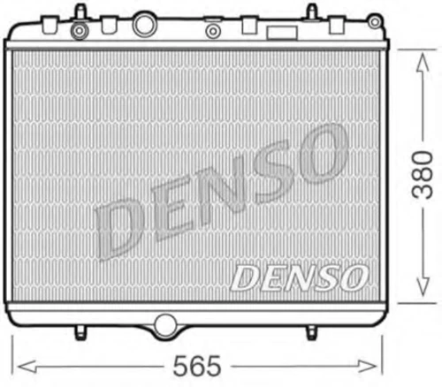 DRM21055 DENSO Радиатор, охлаждение двигателя (фото 2)
